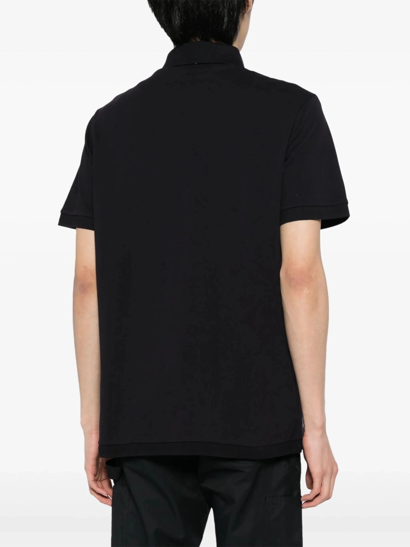 Buscemi logo-plaque cotton polo shirt