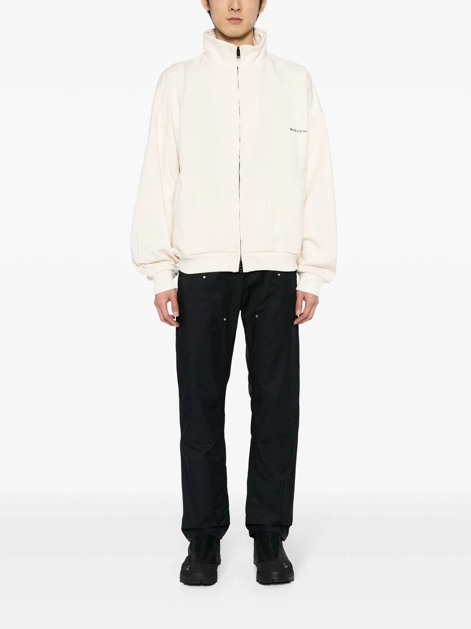Buscemi cotton fleece bomber jacket