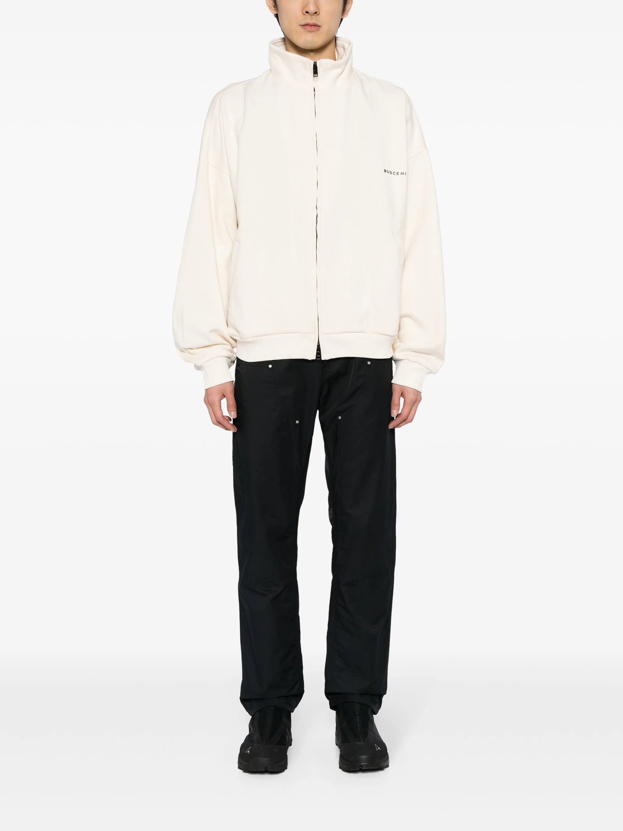 Buscemi cotton fleece bomber jacket