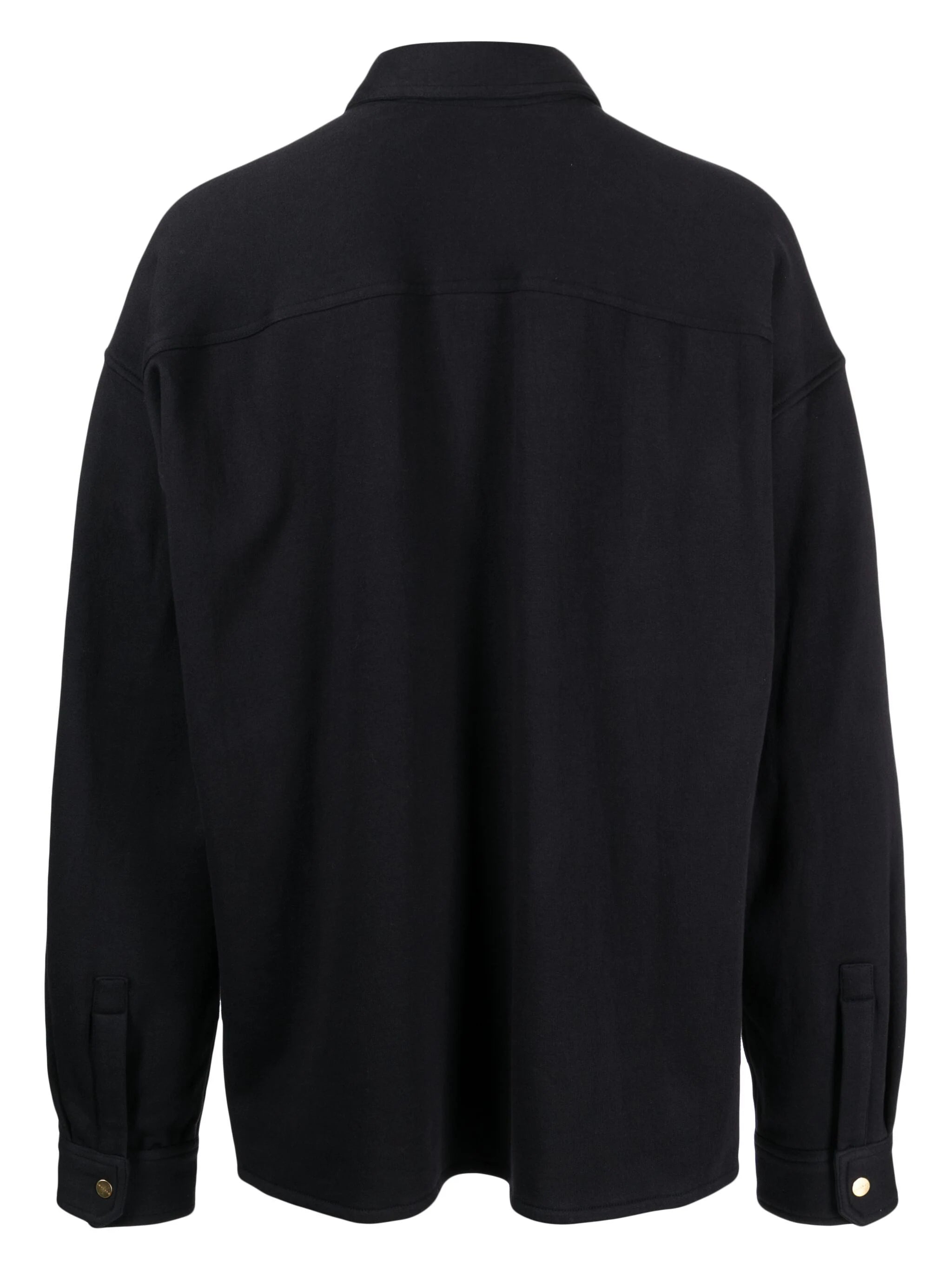 Buscemi logo-plaque cotton shirt