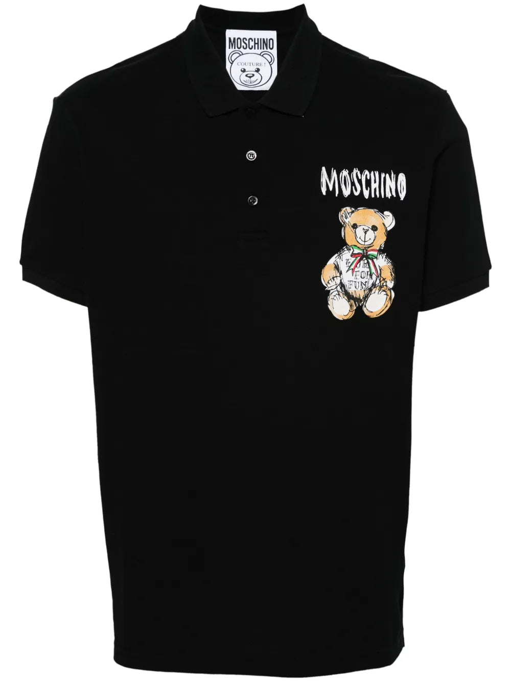 Teddy Bear cotton polo shirt