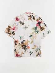 Casper Floral Printed Silk Shirt