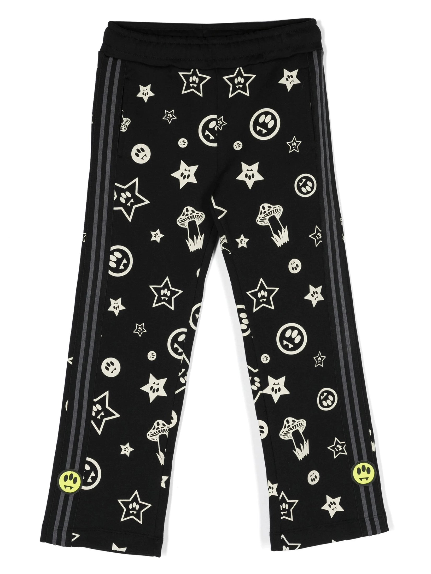 Barrow kids logo-print cotton trousers