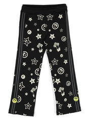 Barrow kids logo-print cotton trousers