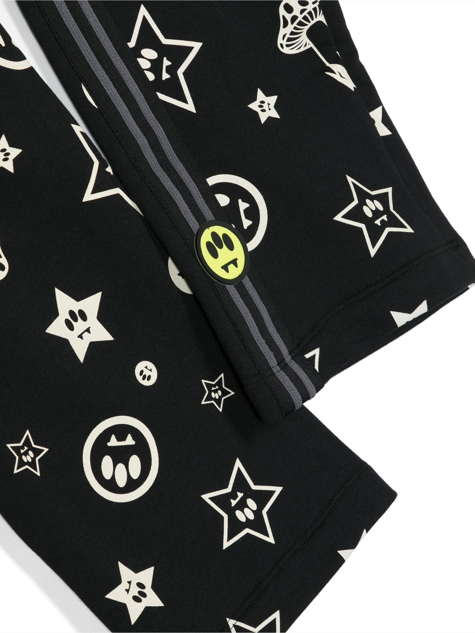 Barrow kids logo-print cotton trousers