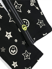 Barrow kids logo-print cotton trousers