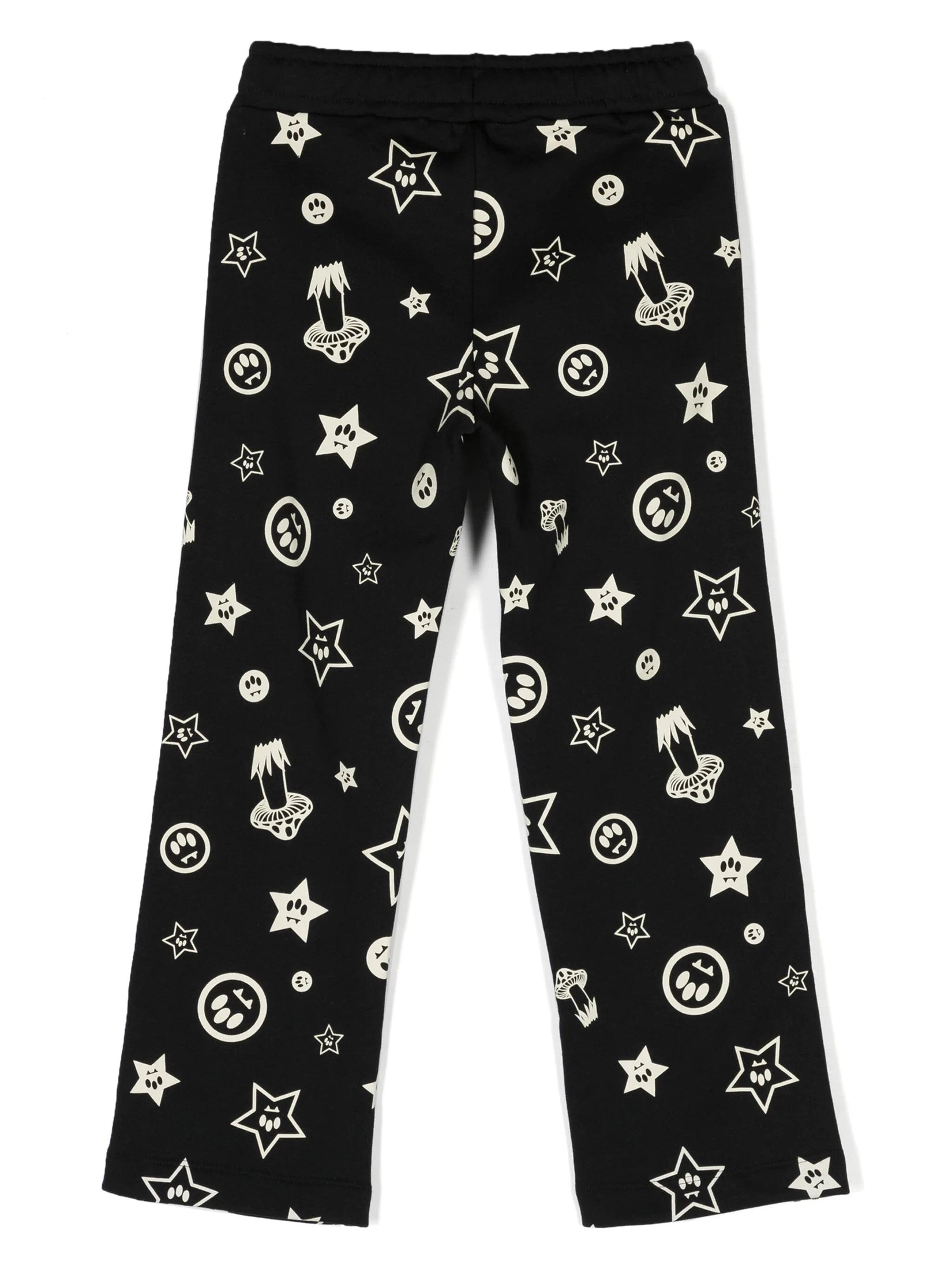 Barrow kids logo-print cotton trousers