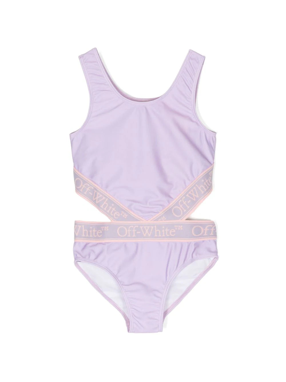 Bookish logo-trim swimsuit