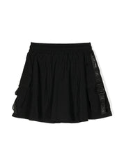 Nylon skirt girl