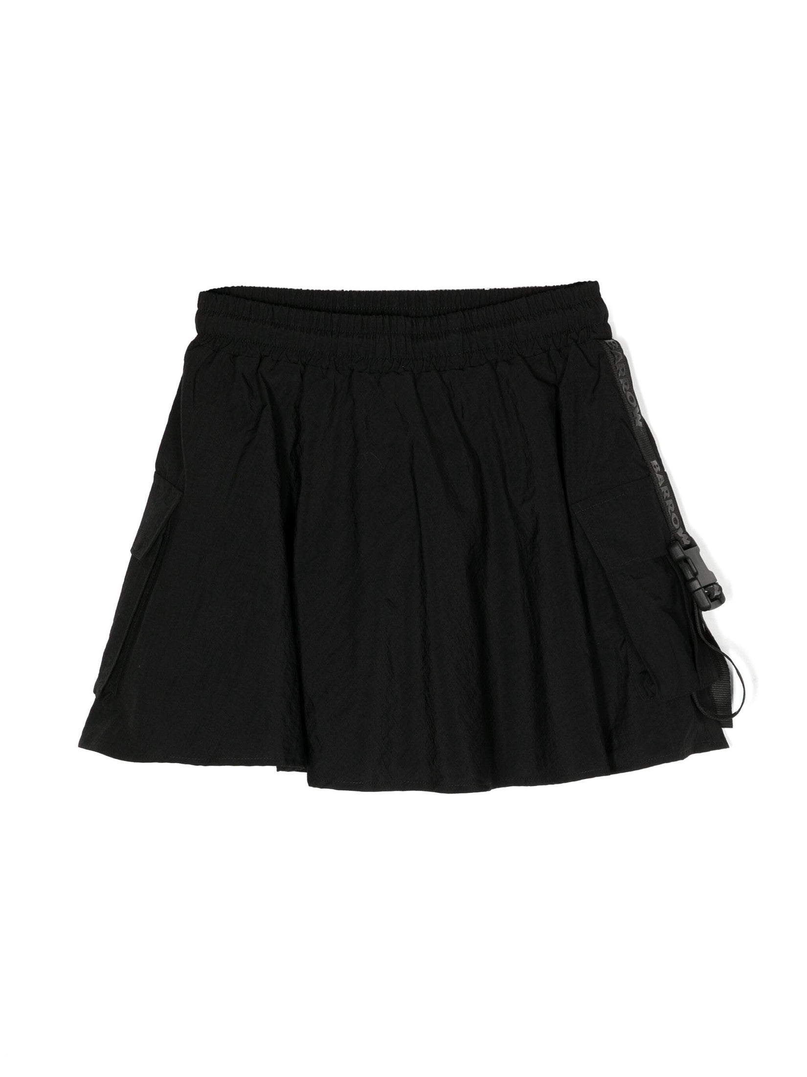 Nylon skirt girl