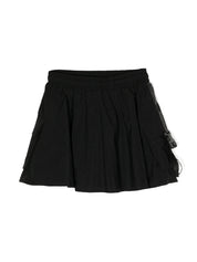 Nylon skirt girl