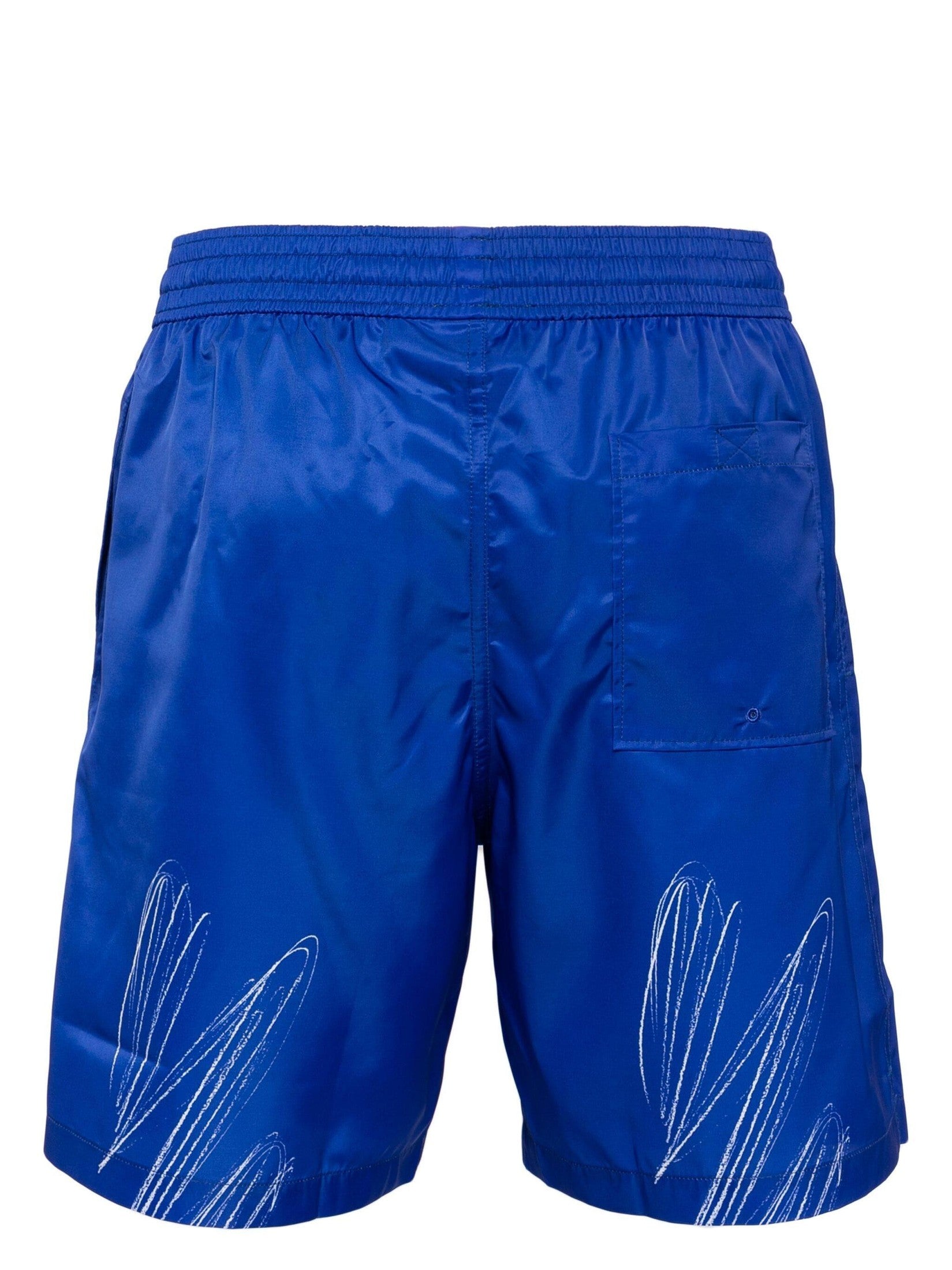 Scribble diags surfer swimsho nautical b