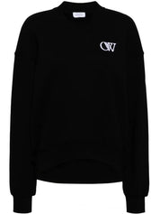 Initial-appliqué sweatshirt