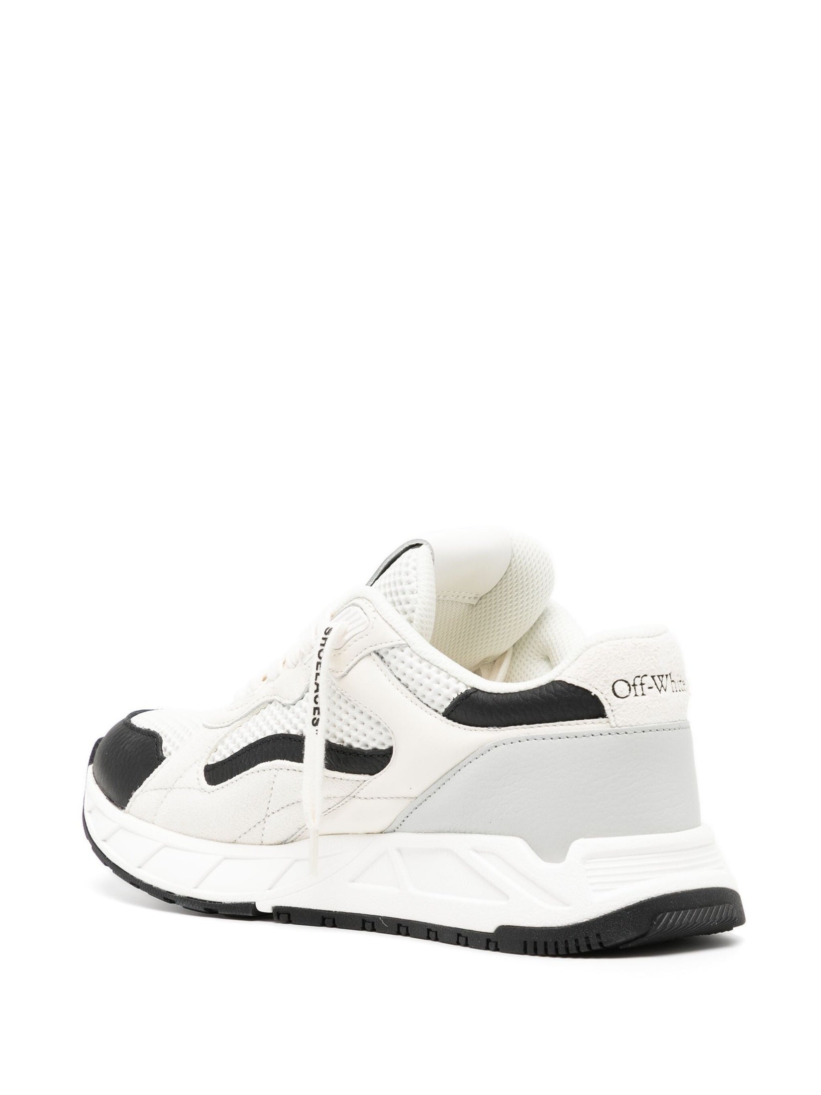 Off-white kick off leather sneakers
