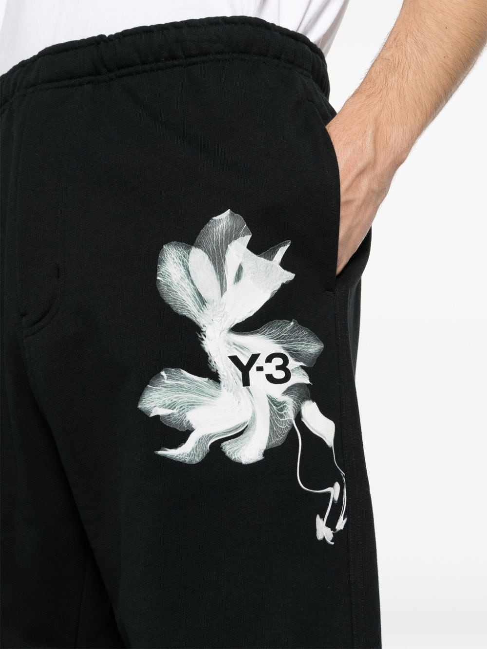 floral-print track pants