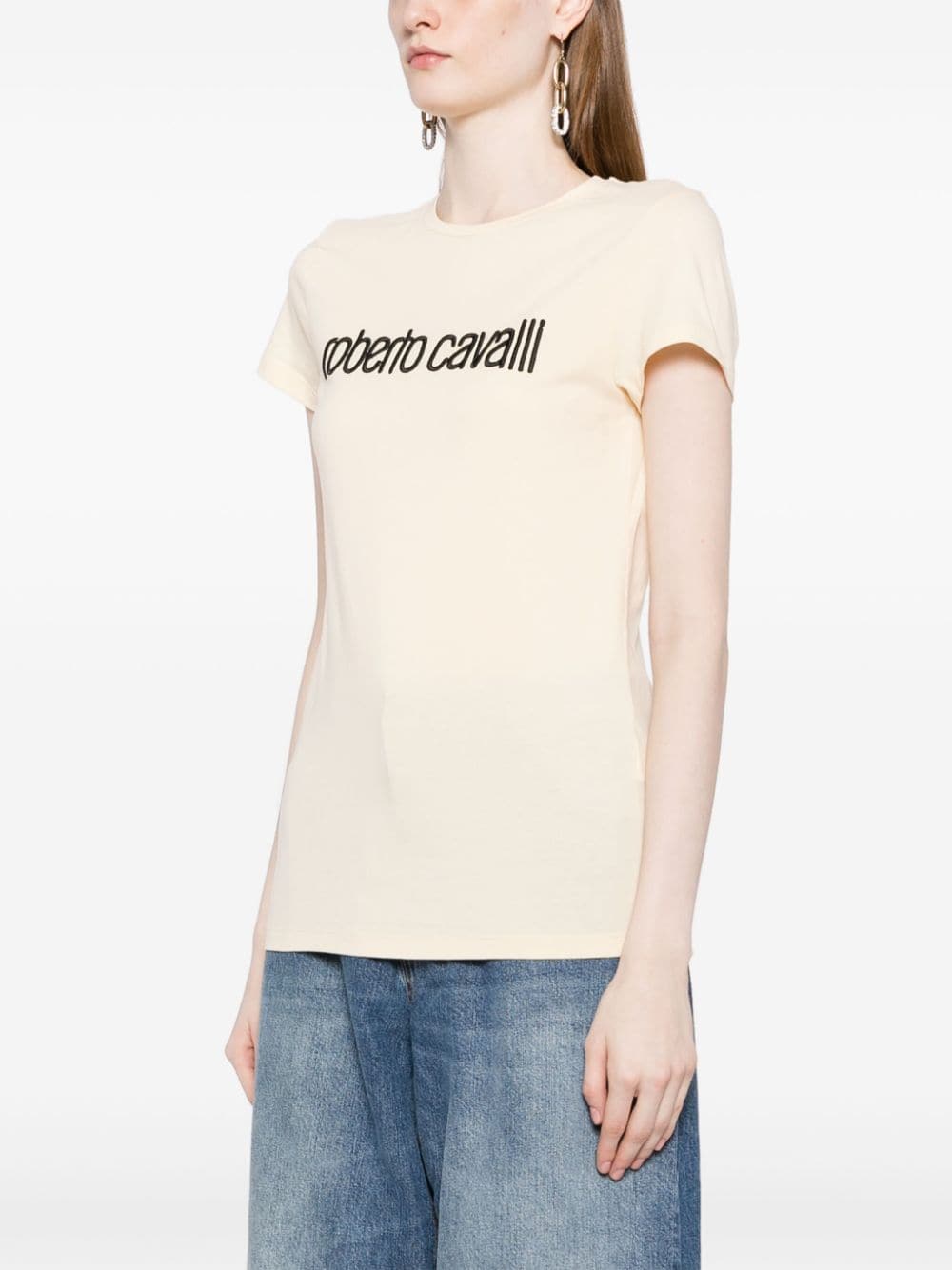 logo-embroidered stretch-cotton T-shirt