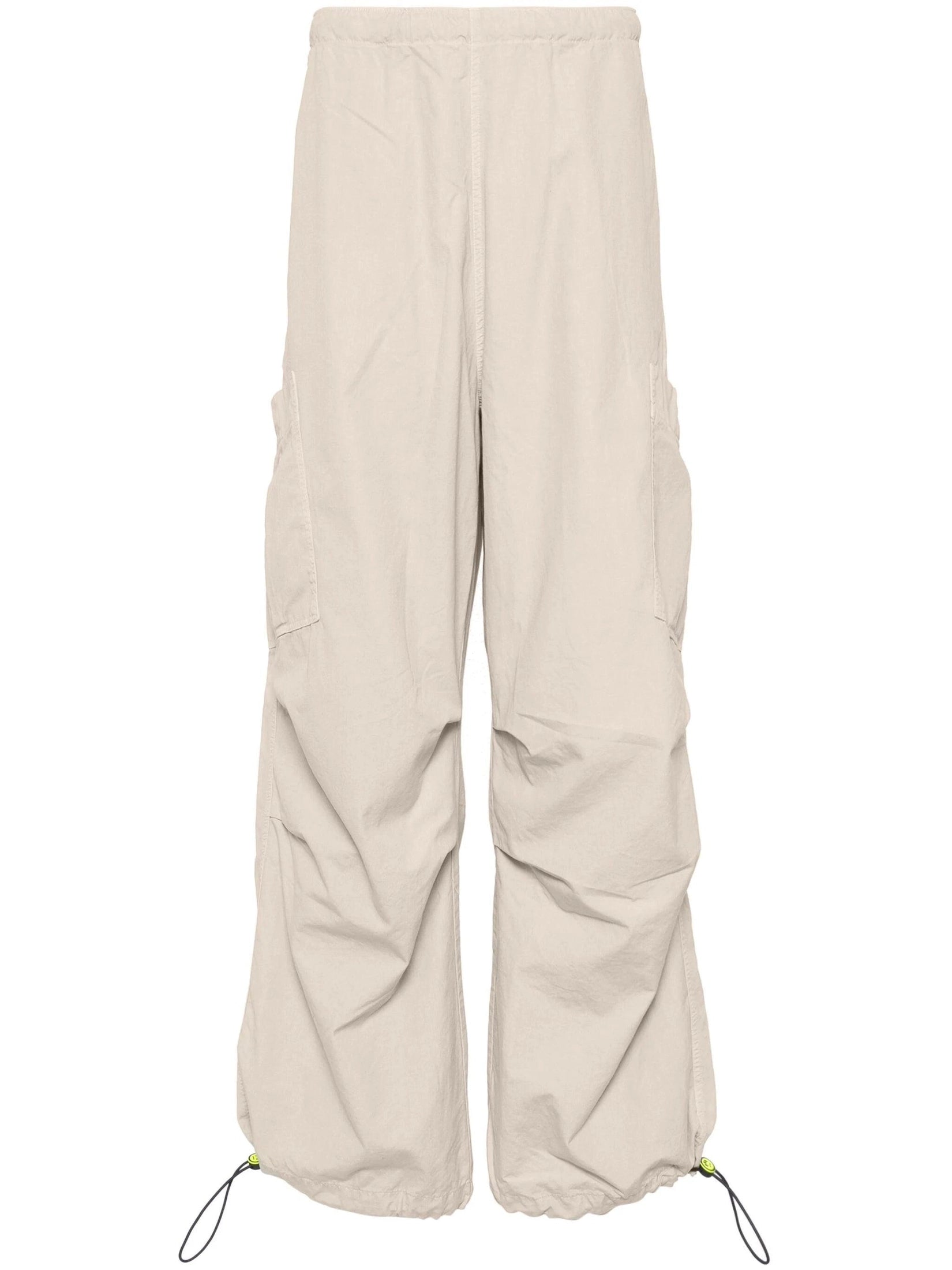 Barrow panelled cotton wide-leg trousers