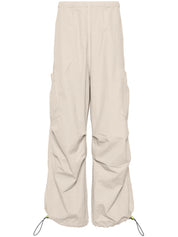 BARROW panelled cotton wide-leg trousers