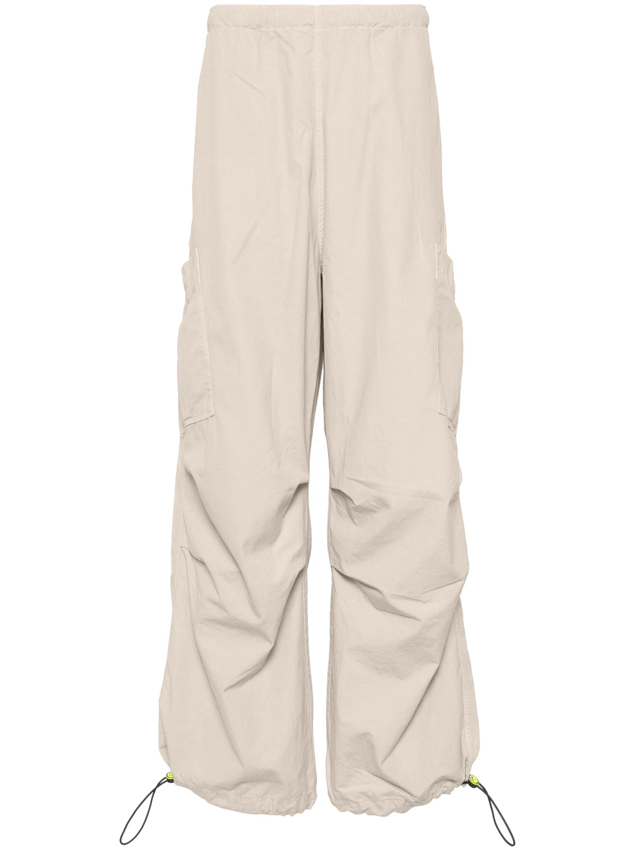 BARROW panelled cotton wide-leg trousers