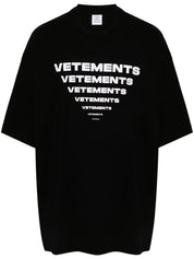 VETEMENTS logo-print cotton T-shirt