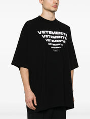 VETEMENTS logo-print cotton T-shirt