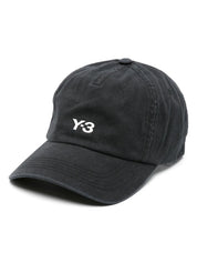 Y-3 DAD CAP BLACK