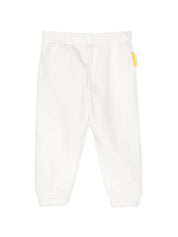 logo-embroidered cotton track pants