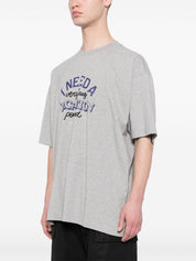 slogan-print cotton T-shirt