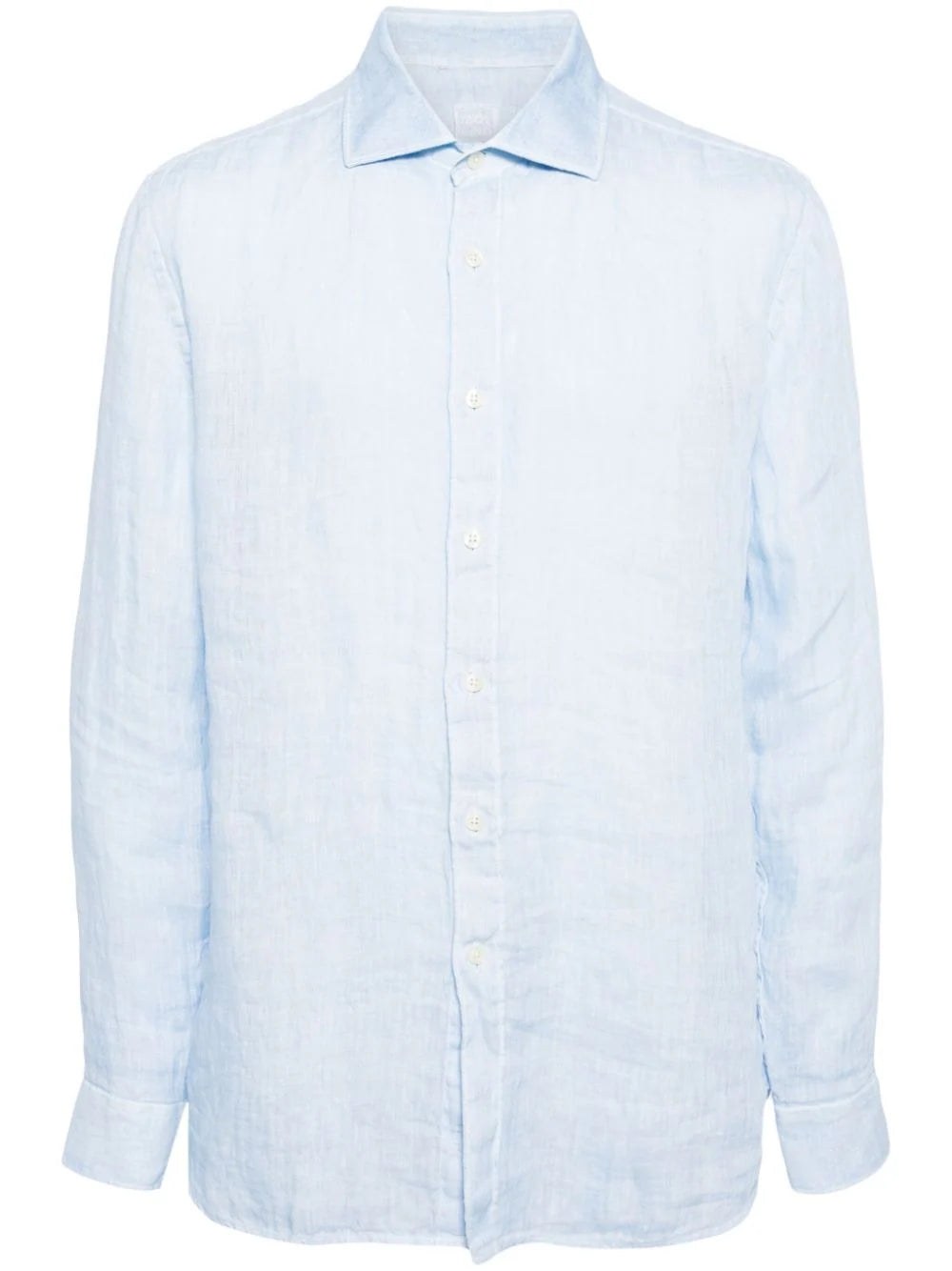 Long-sleeved linen shirt