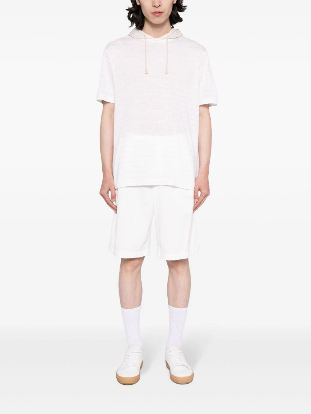 HOODED ROUND NECK T-SHIRT