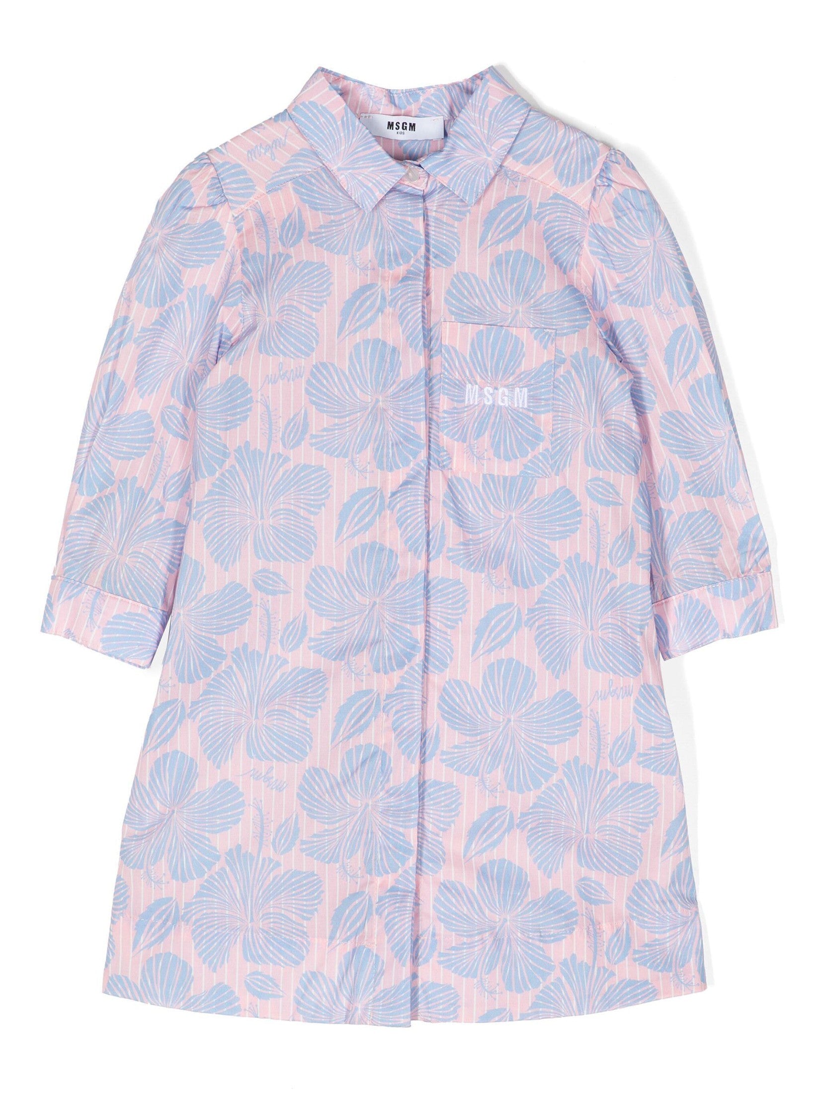 Poplin dress girl
