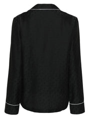 monogram-jacquard pajama top