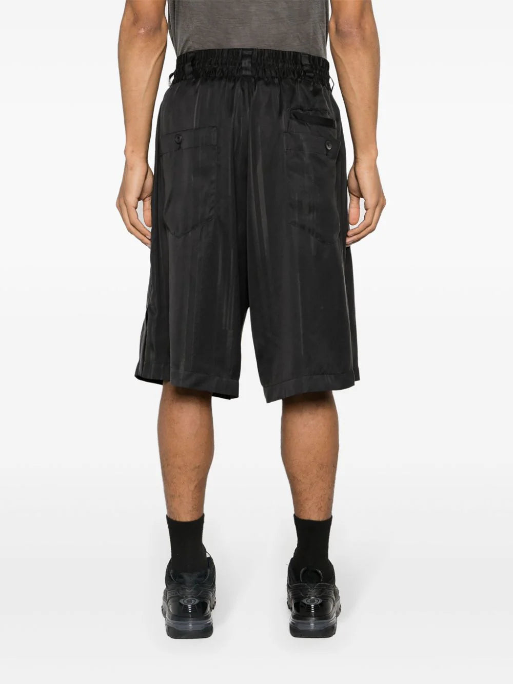 3S drawstring-waist track shorts