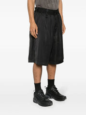 3S drawstring-waist track shorts