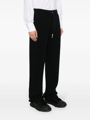 Scribble-Diag-stripes jersey trousers