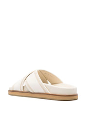 logo-embroidered slides