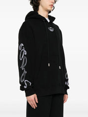 BANDANA ARR SKATE HOODIE BLACK WHITE