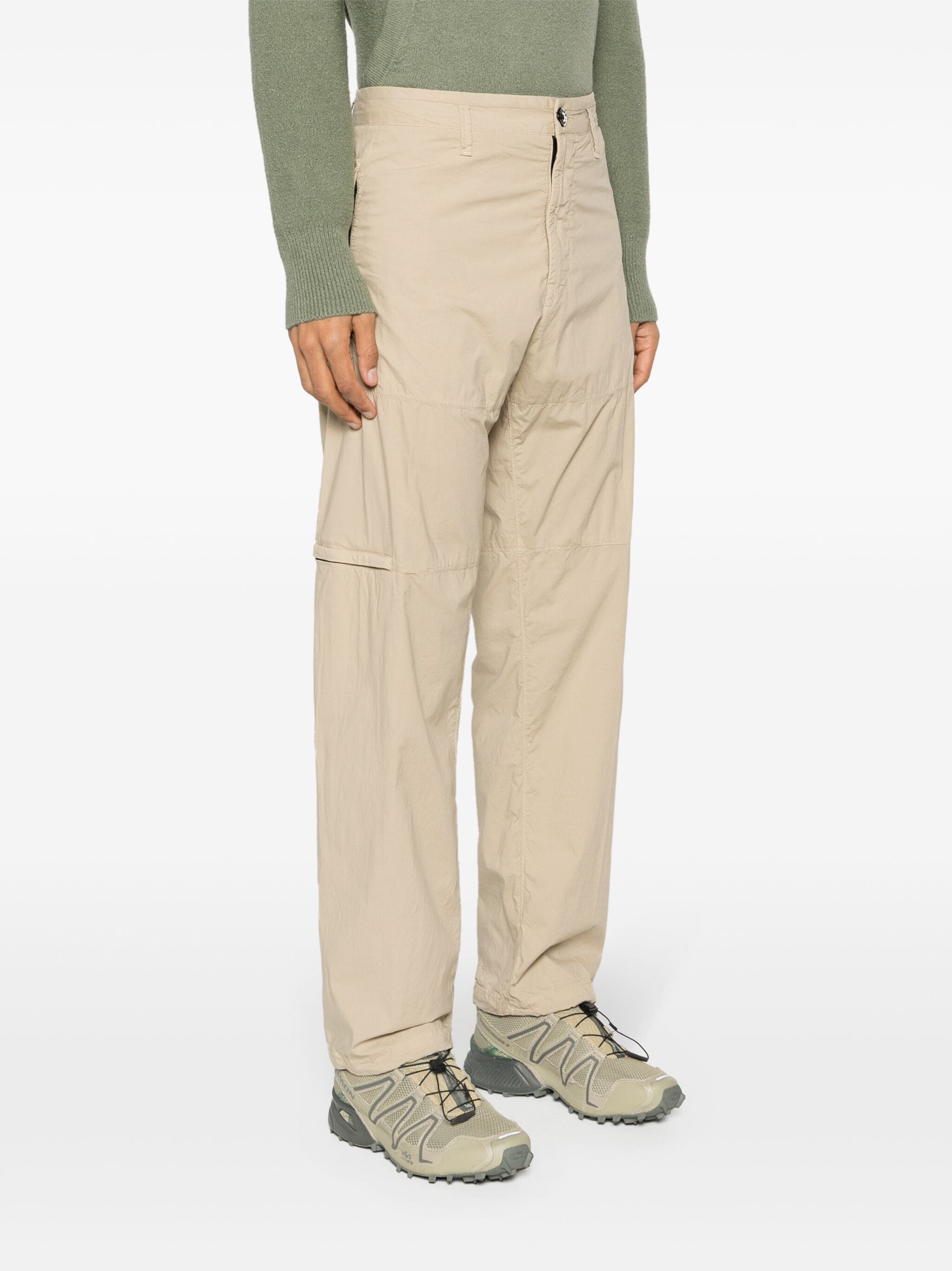 Stone Island Compass-badge tapered trousers