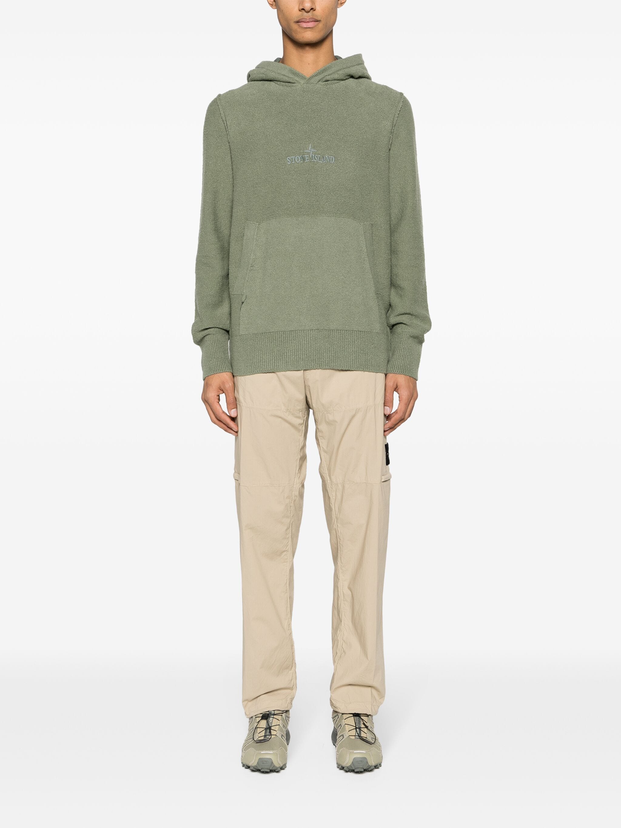 Stone Island Compass-badge tapered trousers