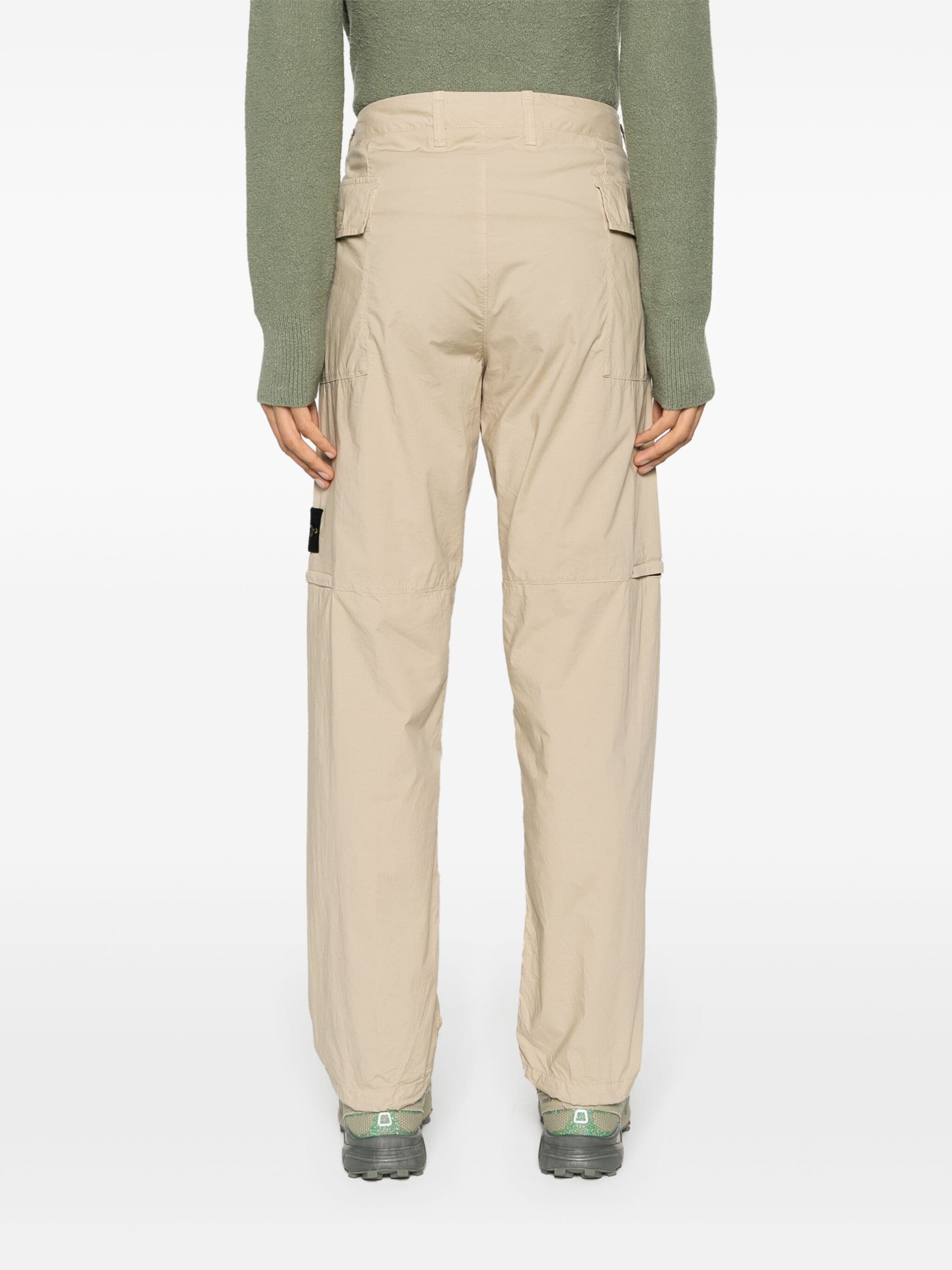 Stone Island Compass-badge tapered trousers