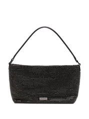 BLACK DIAMANTE MEDIUM HOBO BAG