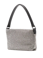 SILVER DIAMANTE SMALL HOBO BAG