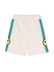 logo-tape cotton track shorts