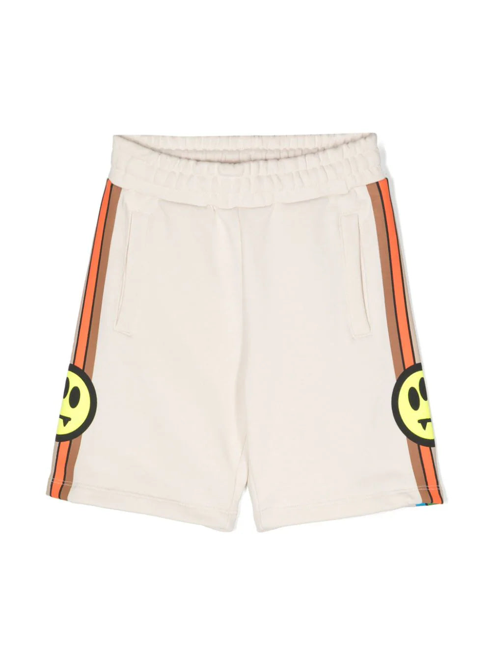 logo-tape cotton track shorts