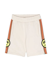 logo-tape cotton track shorts