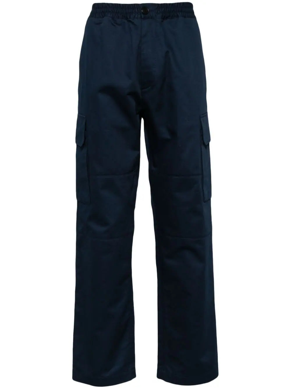 straight-leg cotton cargo trousers