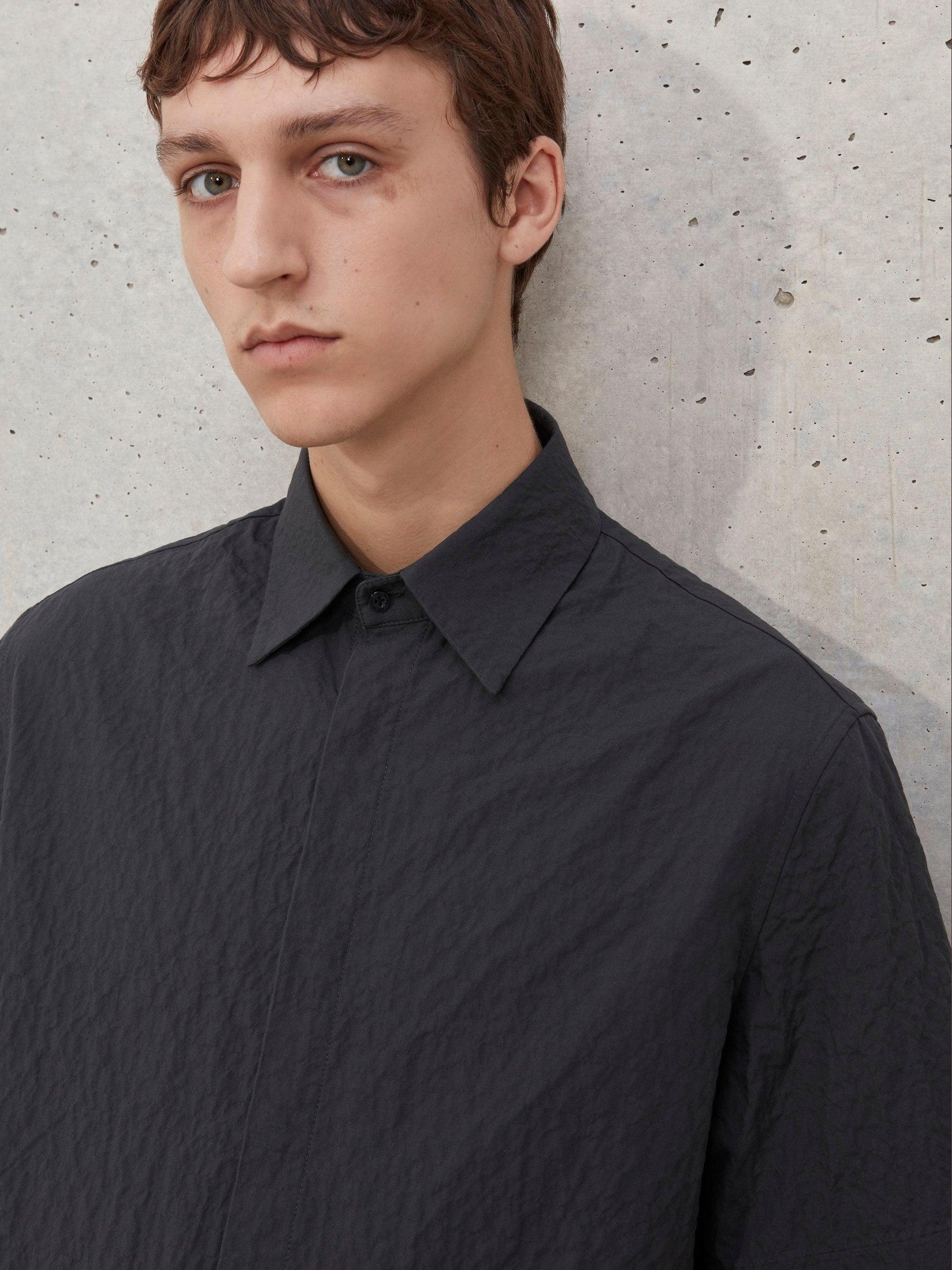 Neil barrett military shirt - carbon grey