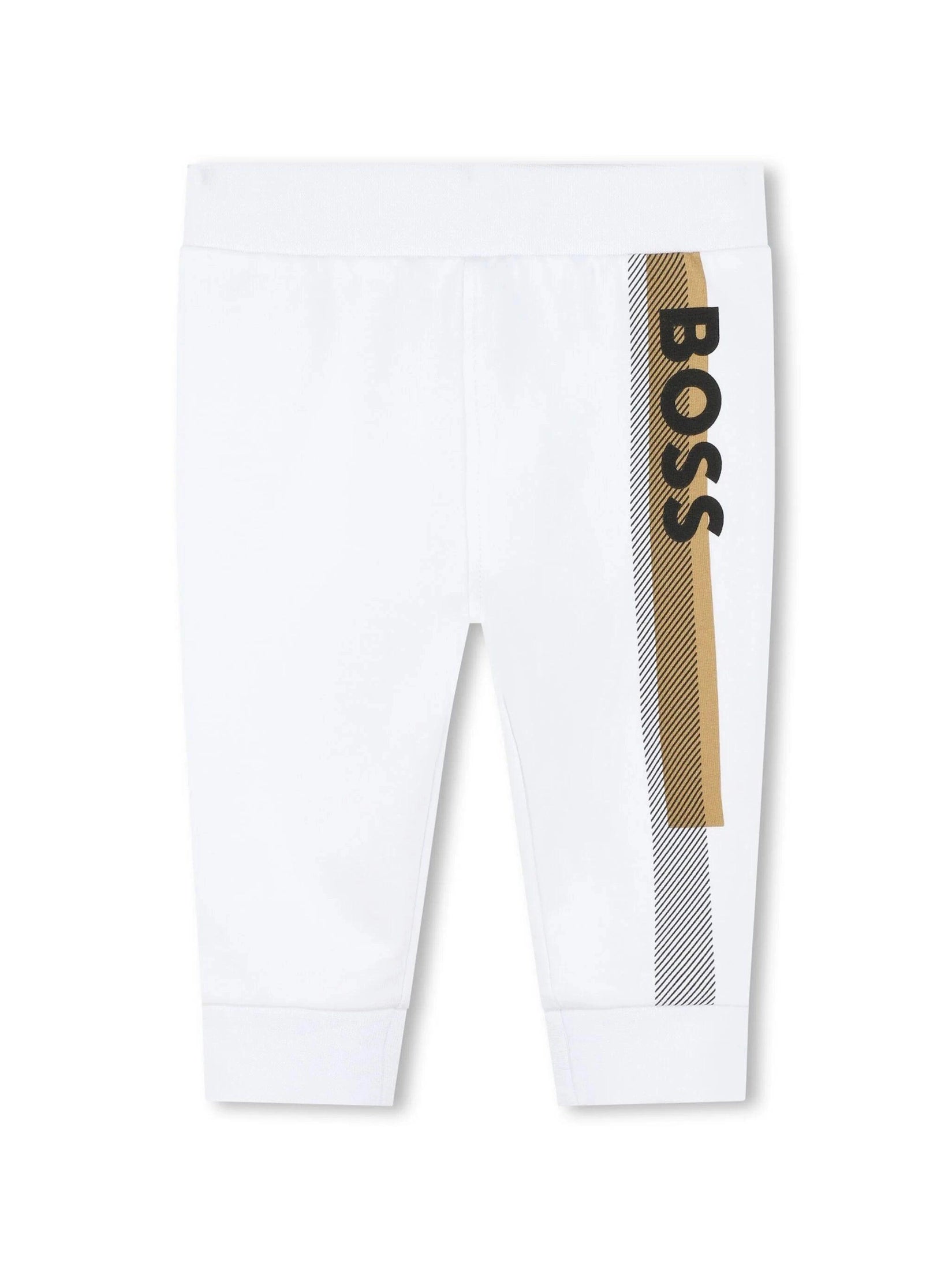 Boss kidswear logo-print tracksuit set