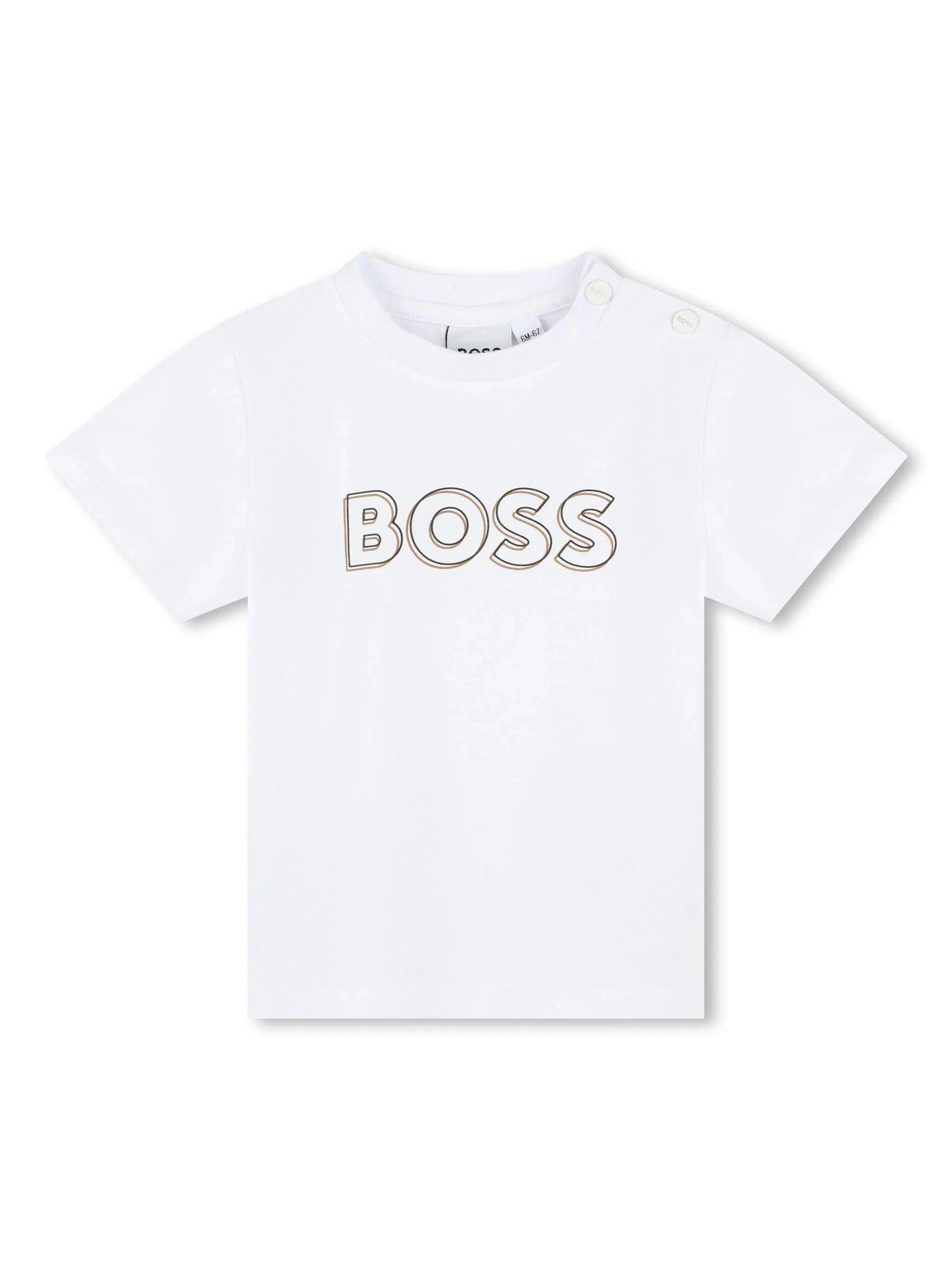 Boss kidswear logo-print tracksuit set