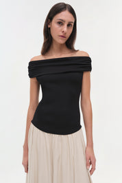 Adaline Knit Linen Midi Dress